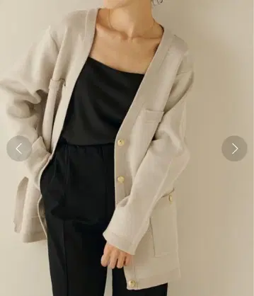 23SS 콜라주 개럴개런트 니트 가디건 골드 버튼 가디건 F