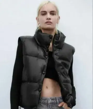 ZARA 자라 블랙 다운 자켓