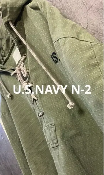 U.S.NAVY N-2 데크 후드티 립스탑