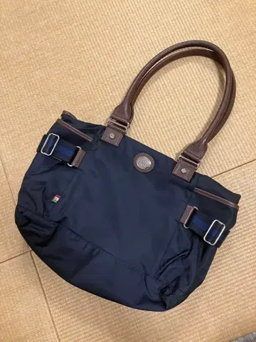 오로비안코 네이비 토트백