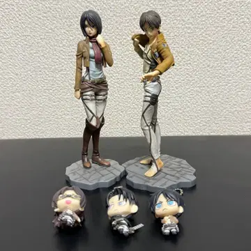 제일복권 진격의 거인 자유로의 진격 라스트 원상 미카사 피규어 세트