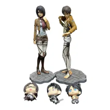 제일복권 진격의 거인 자유로의 진격 라스트 원상 미카사 피규어 세트