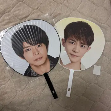 키시 유타 부채 2개 세트
