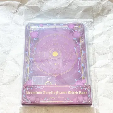 후쿠야 온라인 프리미엄 아크릴 프레임 위치 로즈 와인 레드