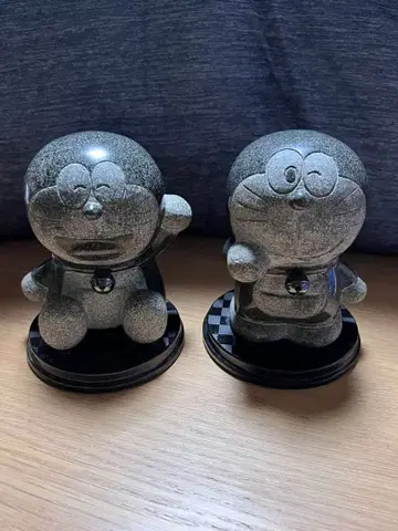 도라에몽 석재 피규어 2체 세트