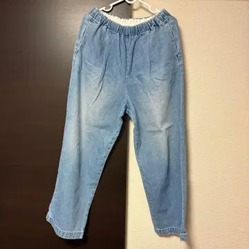 카구레 페이드 데님 이지 팬츠