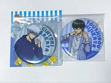 은혼 JINZ 캔뱃지 긴토키 히지카타 안경