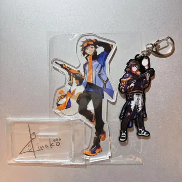 키나코 아크릴 스탠드 러버 키링