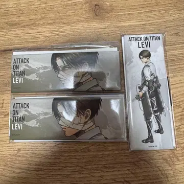 진격의 거인 베이스야드 도쿄 캔뱃지 리바이