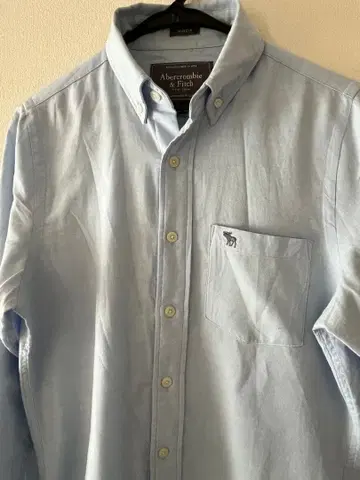 Abercrombie & Fitch 버튼다운 셔츠 S 라이트 블루