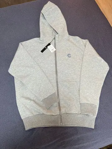 CRONOS 그레이 집업 후드티 S 사이즈