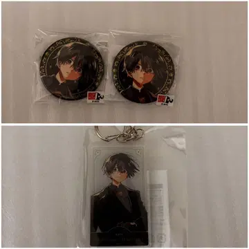 열강전선 마루쿠지 니시엔 렌이치 3세트 캔뱃지 아크릴 키링