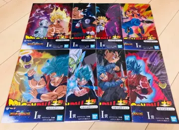 제일복권 드래곤볼 VS옴니버스 I상 클리어 파일 세트 8종류