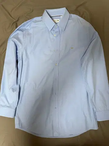 LACOSTE 레귤러 핏 긴팔 셔츠 US 16