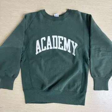 90s 챔피온 자수 택 리버스 위브 그린 USA제