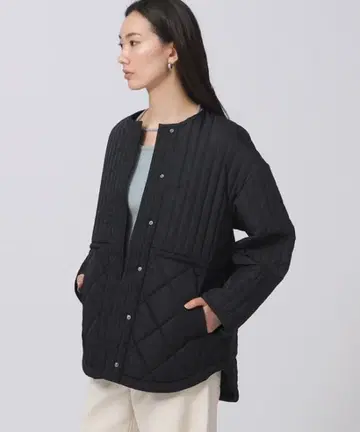 [택 포함 새상품] GALLEST 퀼팅 MIX 블루종