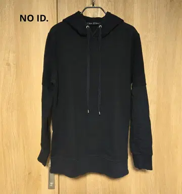 NO ID. BLACK 풀오버 후드티