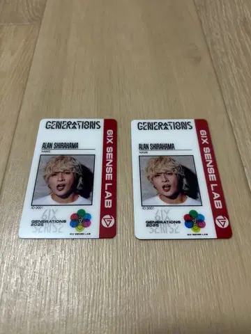 GENERATIONS 6IX SENSE 업그레이드 굿즈 시라하마 아란