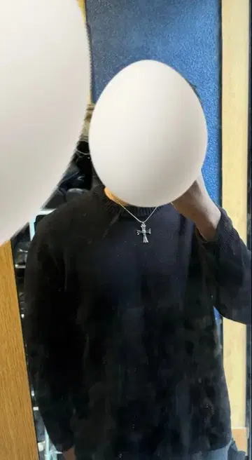 y2k 실버 크로스 십자가 목걸이