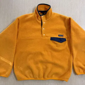 90s patagonia 신틸라 스냅T 플리스 망고
