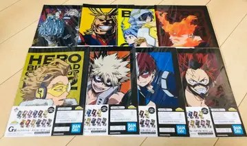 제일복권 나의 히어로 아카데미아 G상 클리어 파일 스티커 세트 8종류