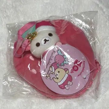 코리락쿠마 튀어나오는 포켓 마스코트 카라비너 포함 미사용 새상품