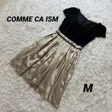 COMME CA ISM 도킹 원피스 파티 드레스