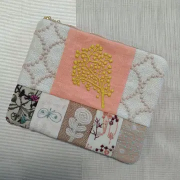 미나 페르호넨 & Pjc & 점과 선 무늬 제작소 핸드메이드 큰 파우치