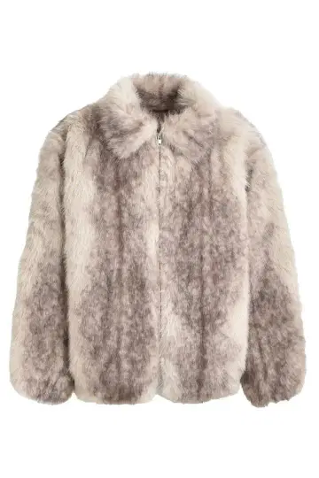 BREATH BADHOP 착용 새상품 FAUX FUR JACKET 퍼