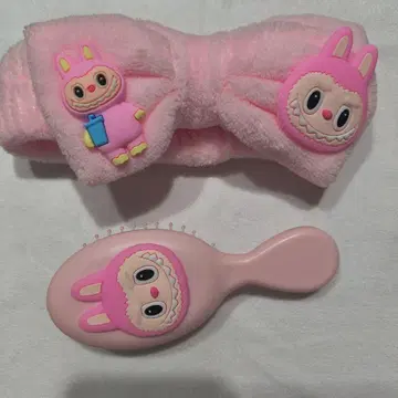 러브브 디자인 헤어밴드와 브러쉬 세트