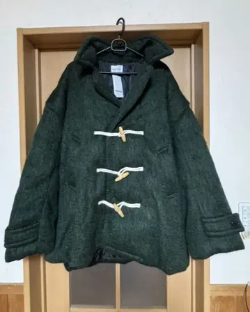 [ 완판템 미사용 새상품 ] CAMPHOR WOOD 더플 코트 다크 그린