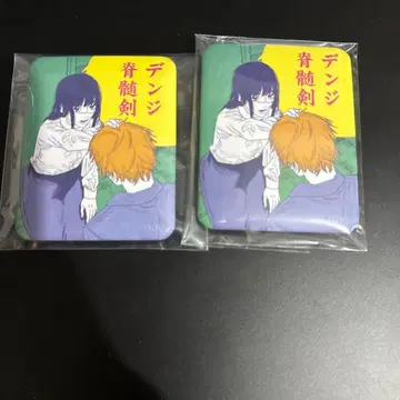 체인소 맨 중국 상하이 점프샵 스퀘어 캔뱃지 미타카 요루