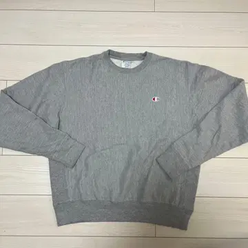 Champion 리버스 위브 맨투맨 L 사이즈 그레이