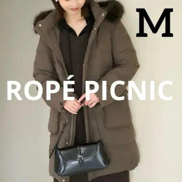 로페피크닉 완판 퍼 포함 다운 자켓 M 다운 코트