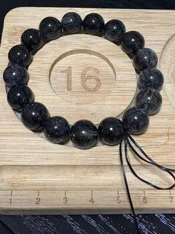 블랙 루틸 쿼츠 16mm 약 11.3mm