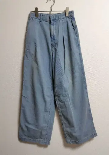 라운지 드레스 [ ai no de ] 턱 팬츠 블루