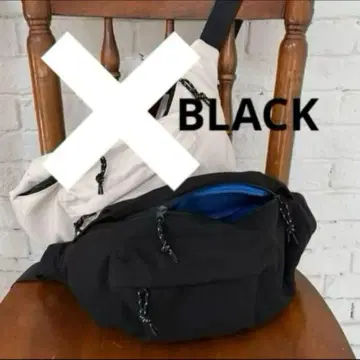 시마무라 오카다 유리 바디백 블랙