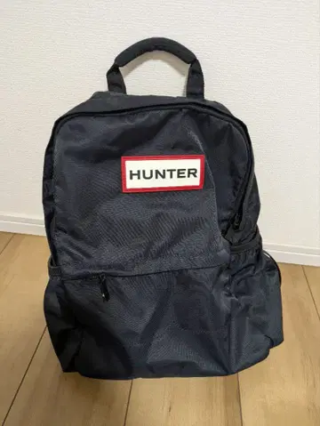 HUNTER 블랙 백팩