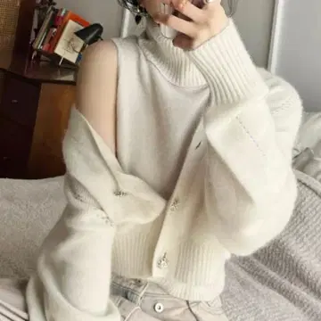 릴리 브라운 니트 가디건