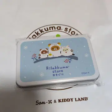 삿포로 한정판 리락쿠마 스토어 설국 캔 드롭스