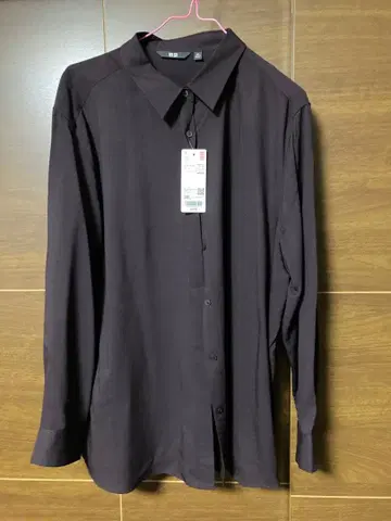 UNIQLO 다크 브라운 블라우스 3XL