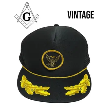 데드스탁 레어 프리메이슨 비밀결사 빈티지 메쉬 캡 8
