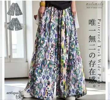 antiqua 인도면 에스닉 패턴 팬츠