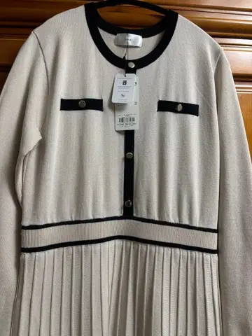 택 포함 새상품, 인덱스 스타일리시 니트 원피스