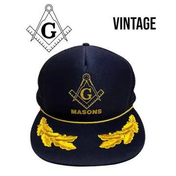 데드스탁 레어 프리 메이슨 비밀결사 빈티지 메쉬 캡 9