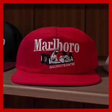 말보로 RACING TEAM 92 캡 CAP 자수