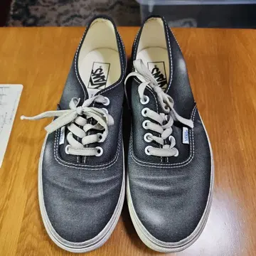 Vans Authentic 'Wave Washed Black'