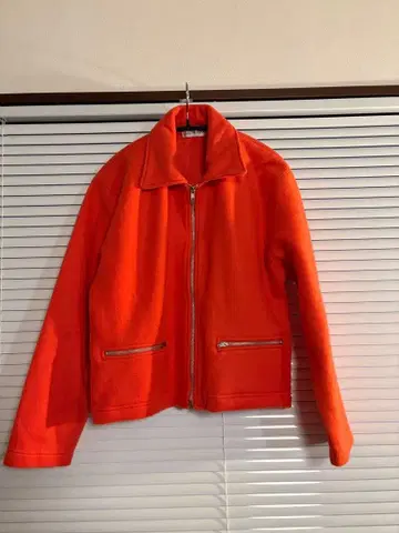 GLOVE PUPPET 오렌지 집업 자켓