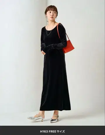 [ 새상품급 ] FREAK'S STORE 벨로아 발레 넥 원피스