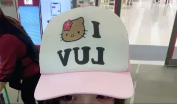 헬로키티 캡 모자